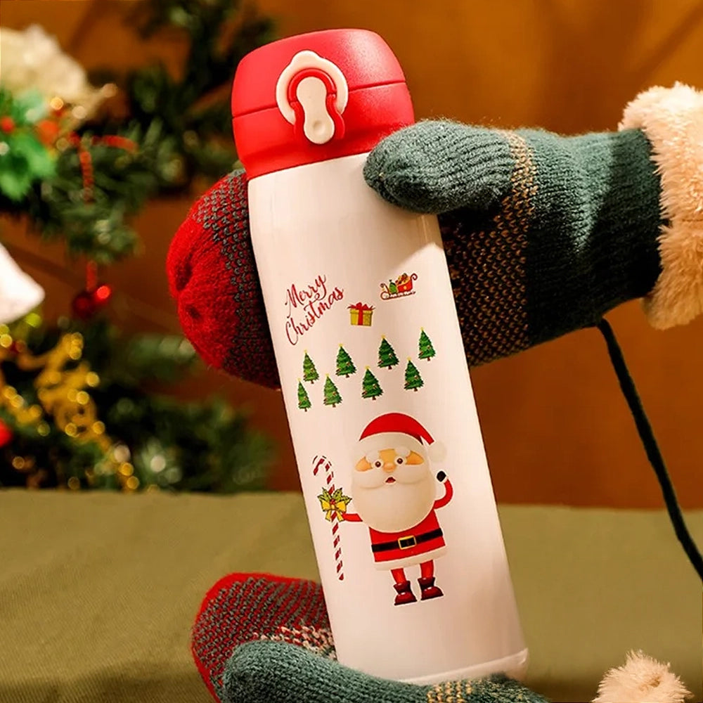 Gourde de Noël rouge