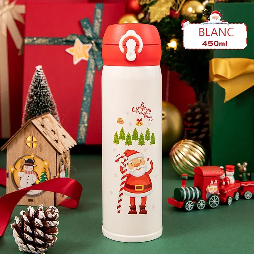 Gourde isotherme de Noël