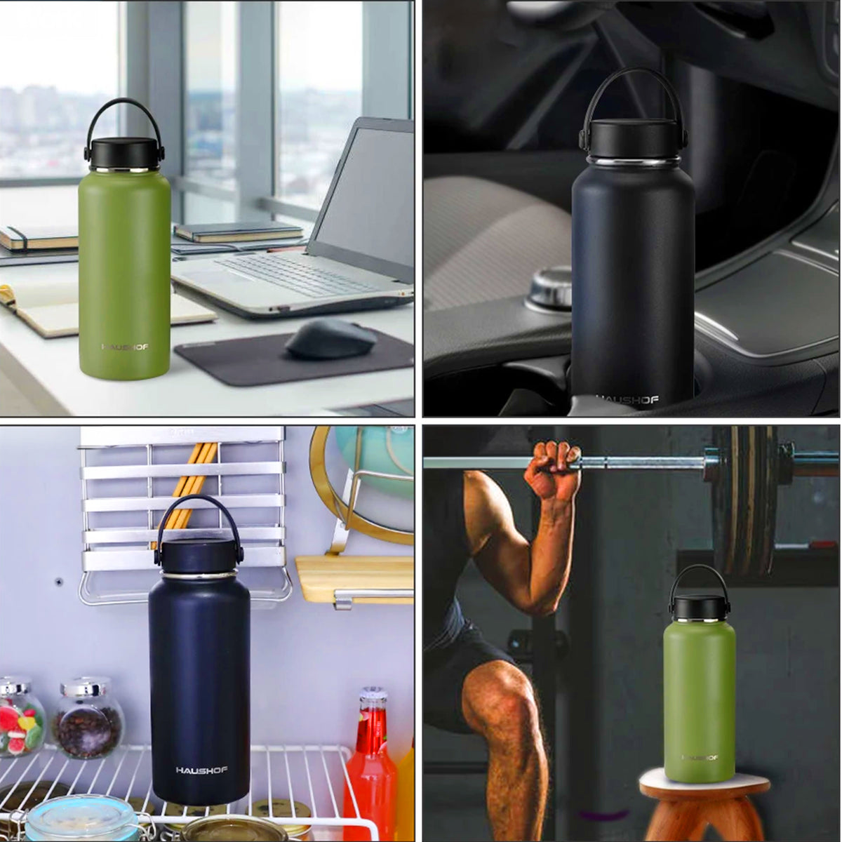 Gourde isotherme en inox