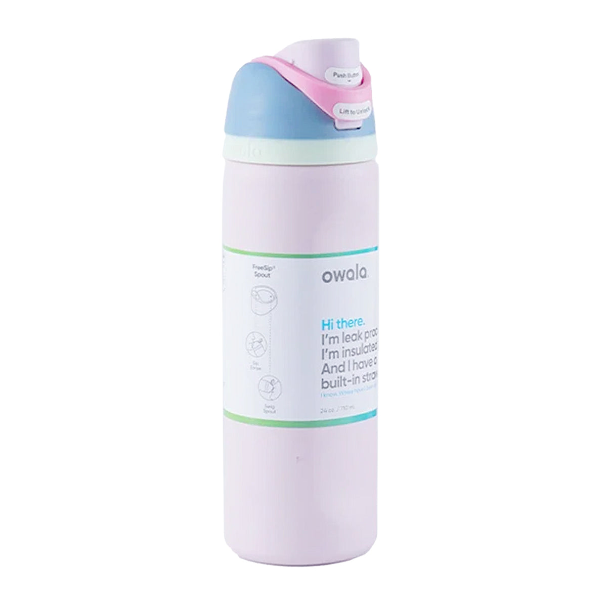 bouteille réutilisable en inox rose