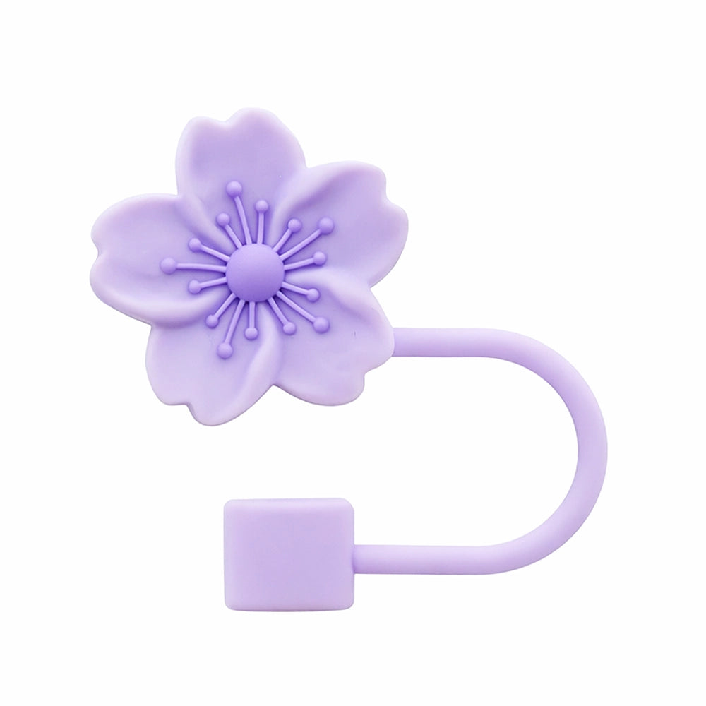 embout de gourde fleur de cerisier violette