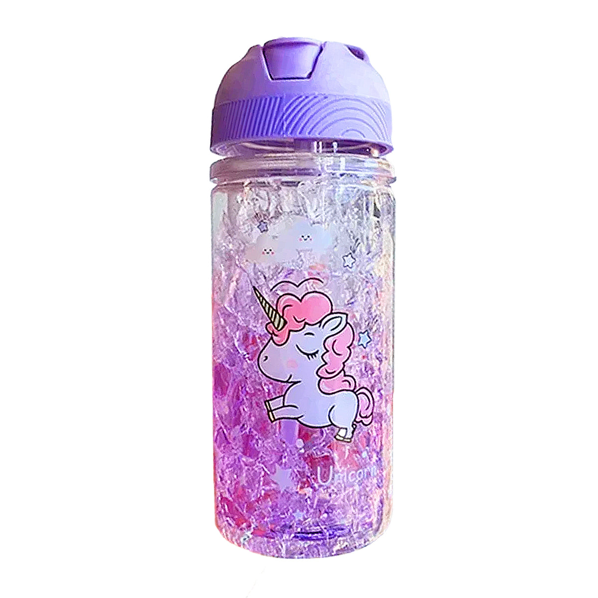 gourde licorne plastique sans bpa