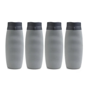 gourde grise 600ml pliable