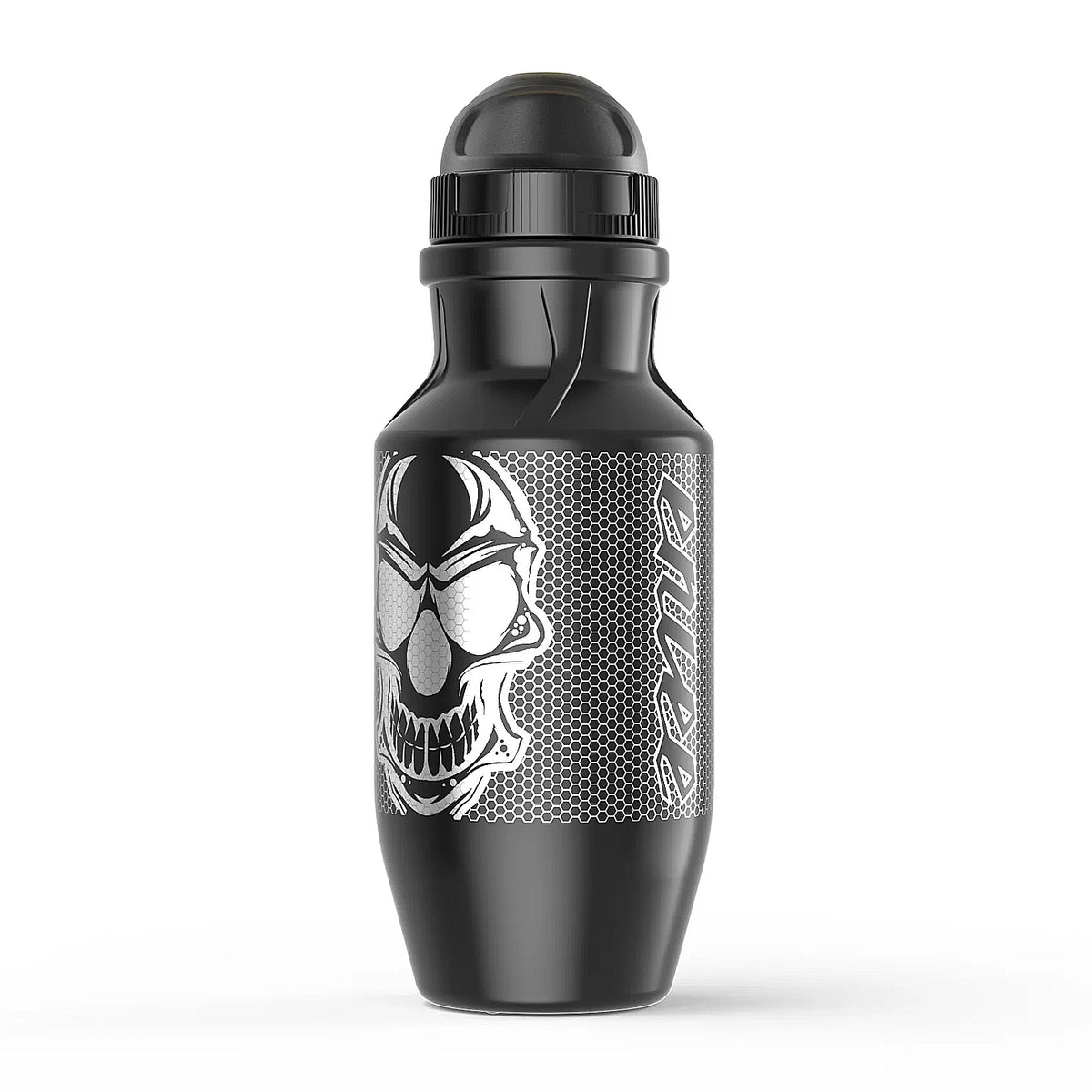 gourde noire avec tête de mort cyclisme