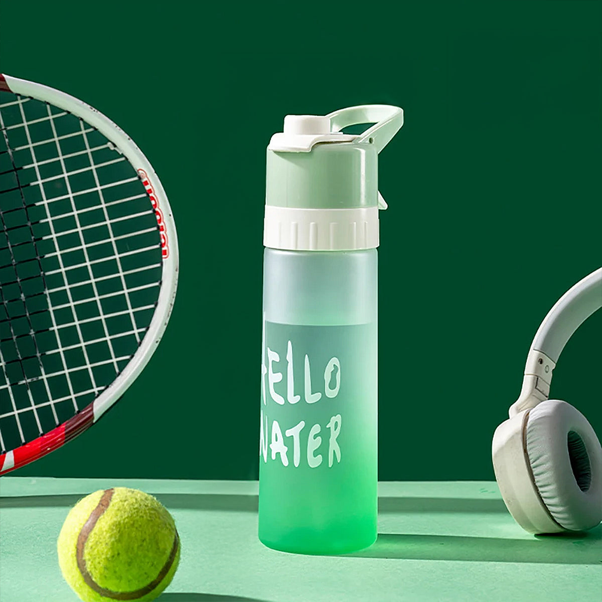 gourde pulvérisateur vert