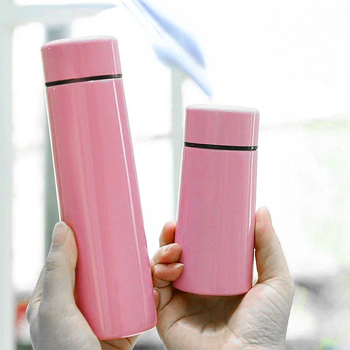 gourde rose en inox