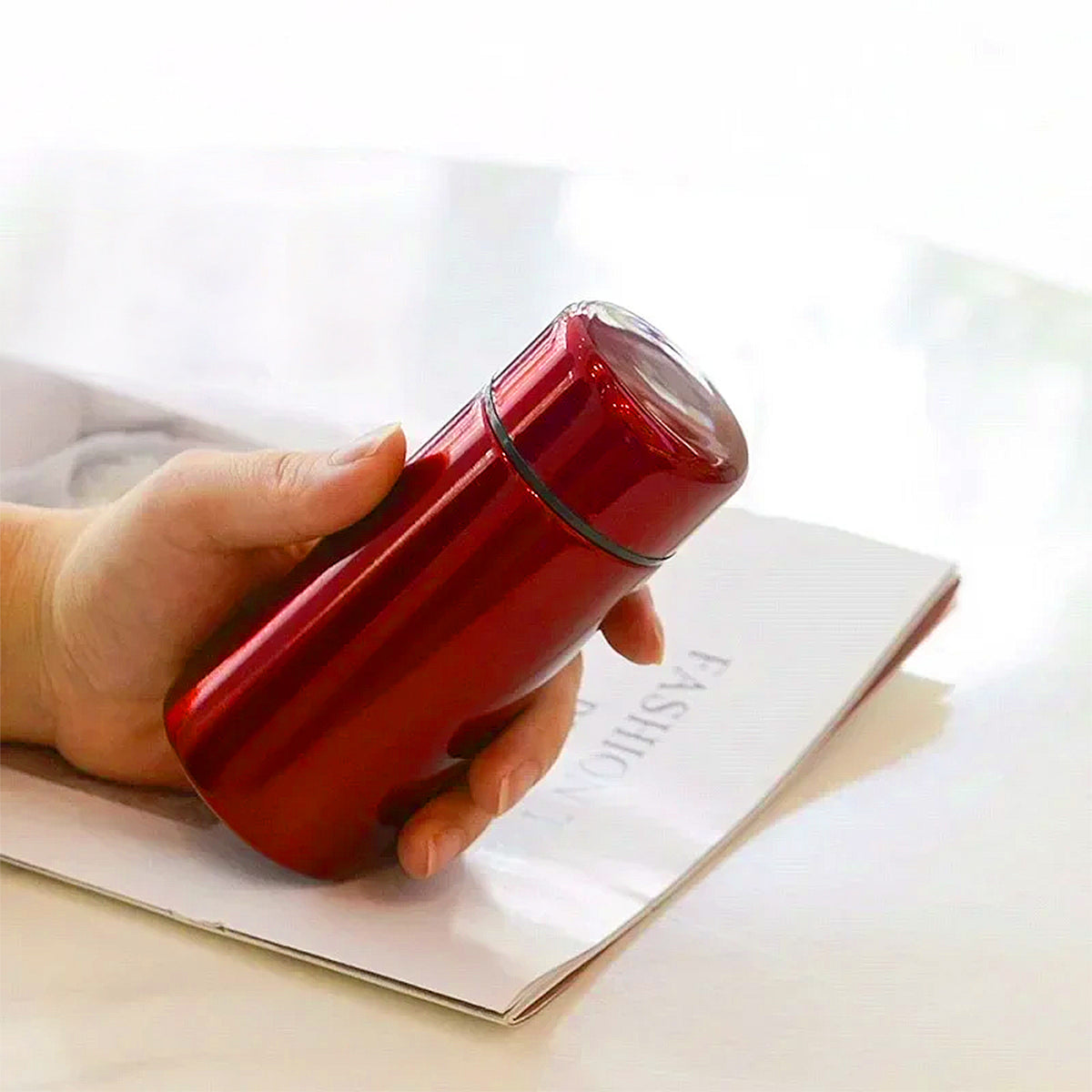 gourde rouge foncé petite taille 160ml