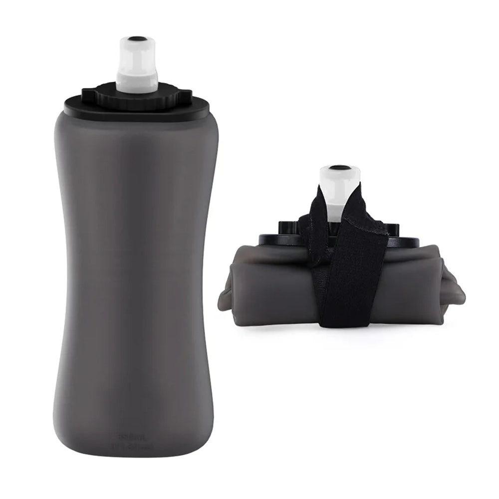 Gourde pliable noir 350ml