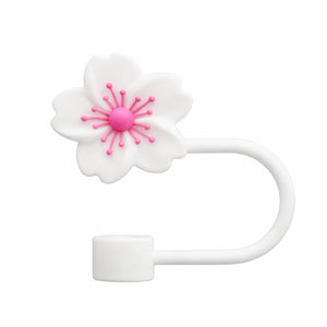 embout de gourde fleur de cerisier blanche
