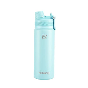 gourde bleu isotherme en métal