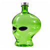gourde alien en verre vert