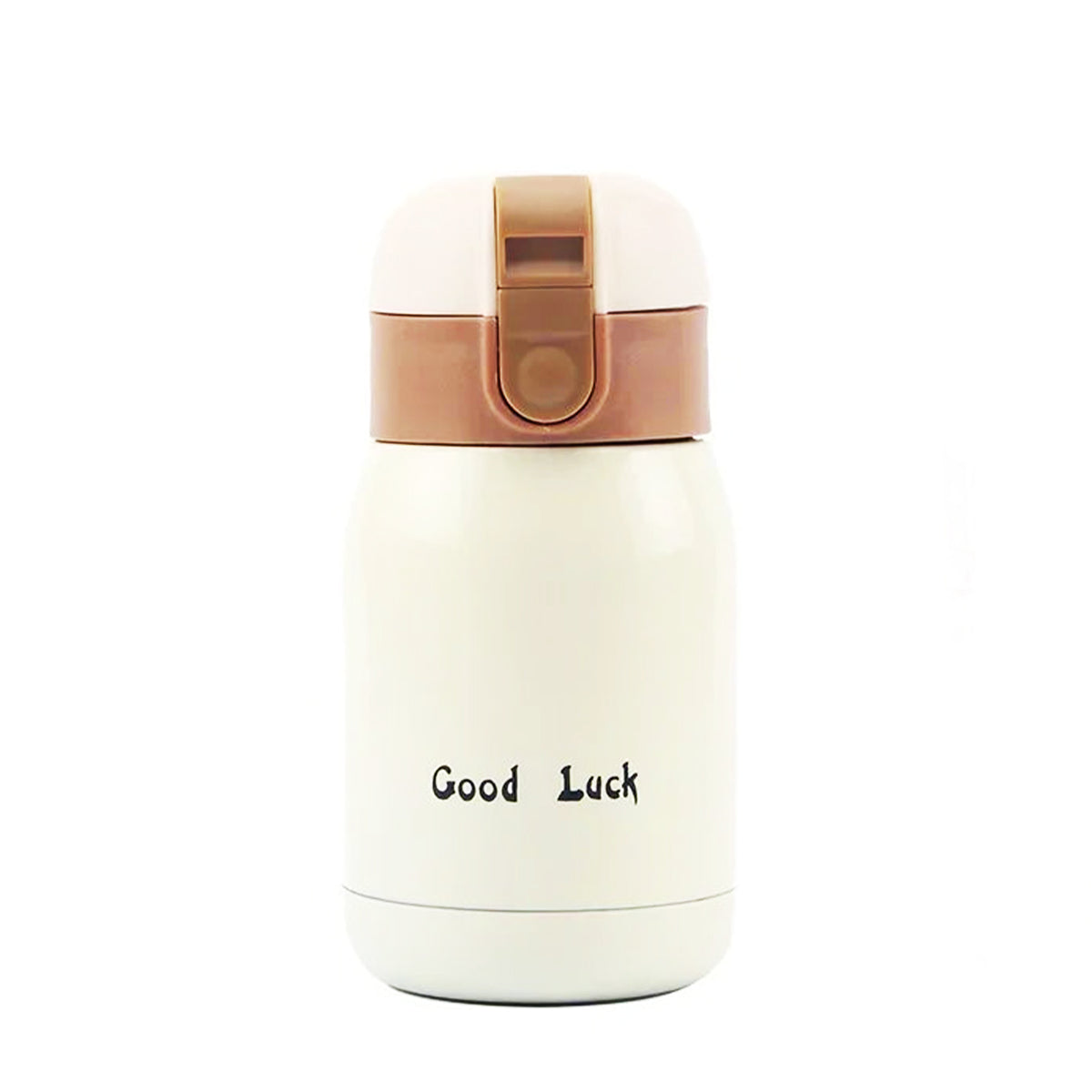 gourde beige en inox isotherme