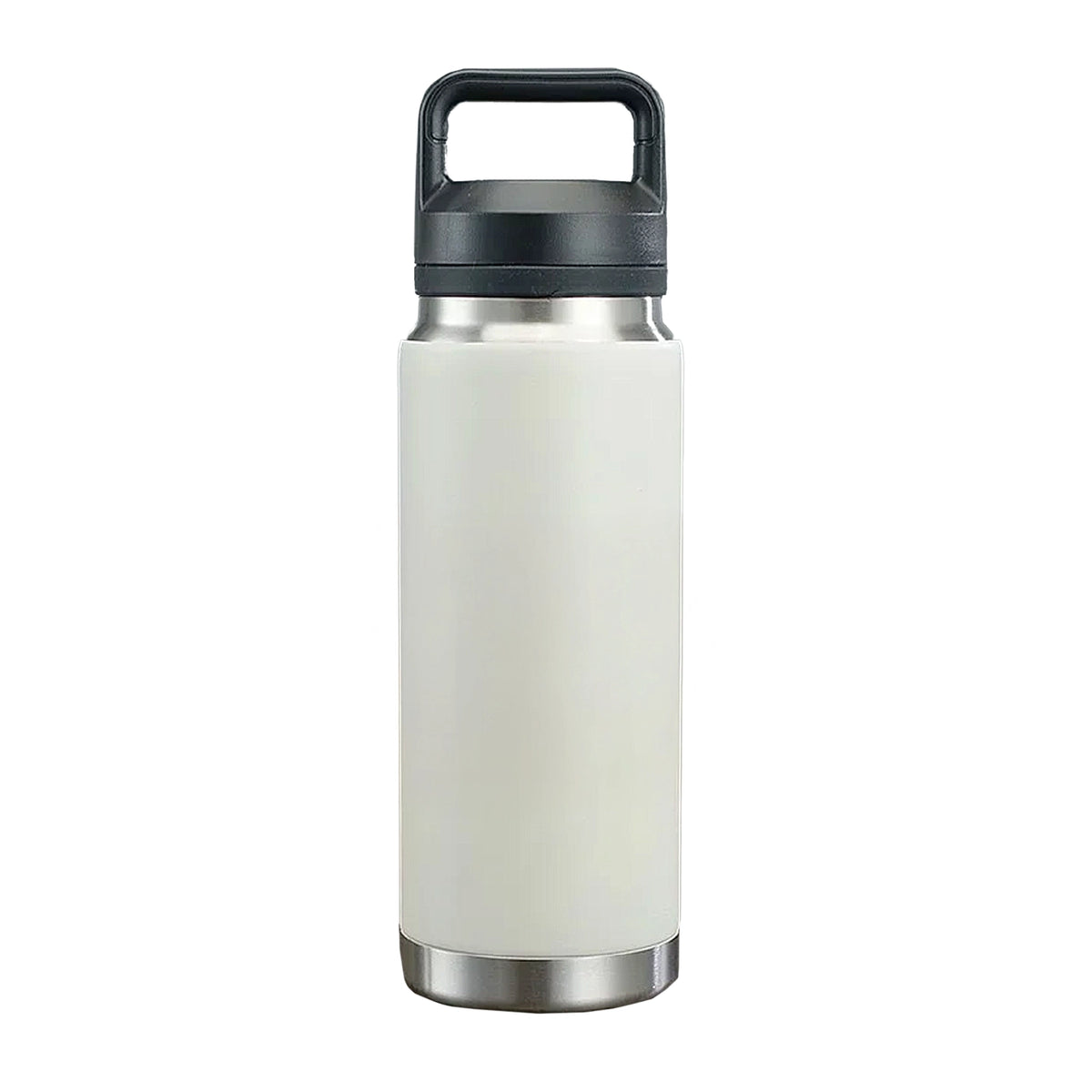 gourde blanche en acier inoxydable