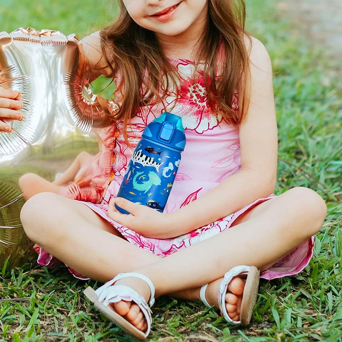 gourde bleu enfant océan