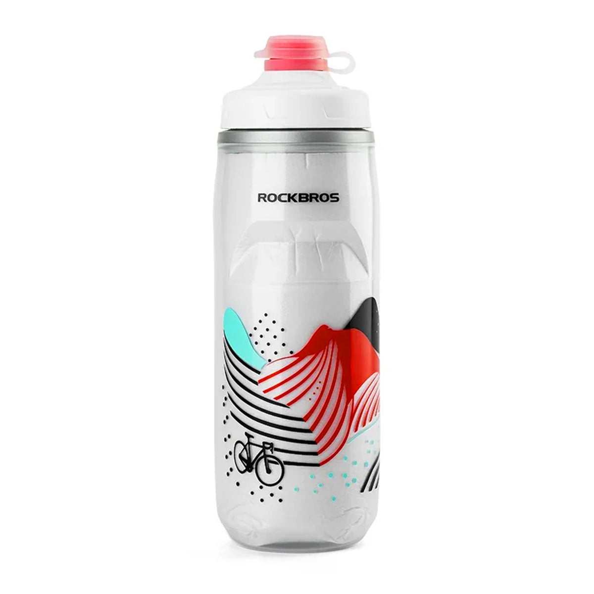gourde cyclisme 620ml blanche pour vélo