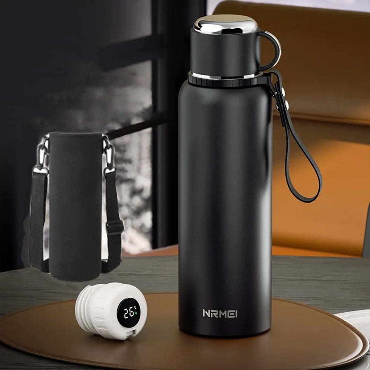 gourde de 1500ml avec housse de protection