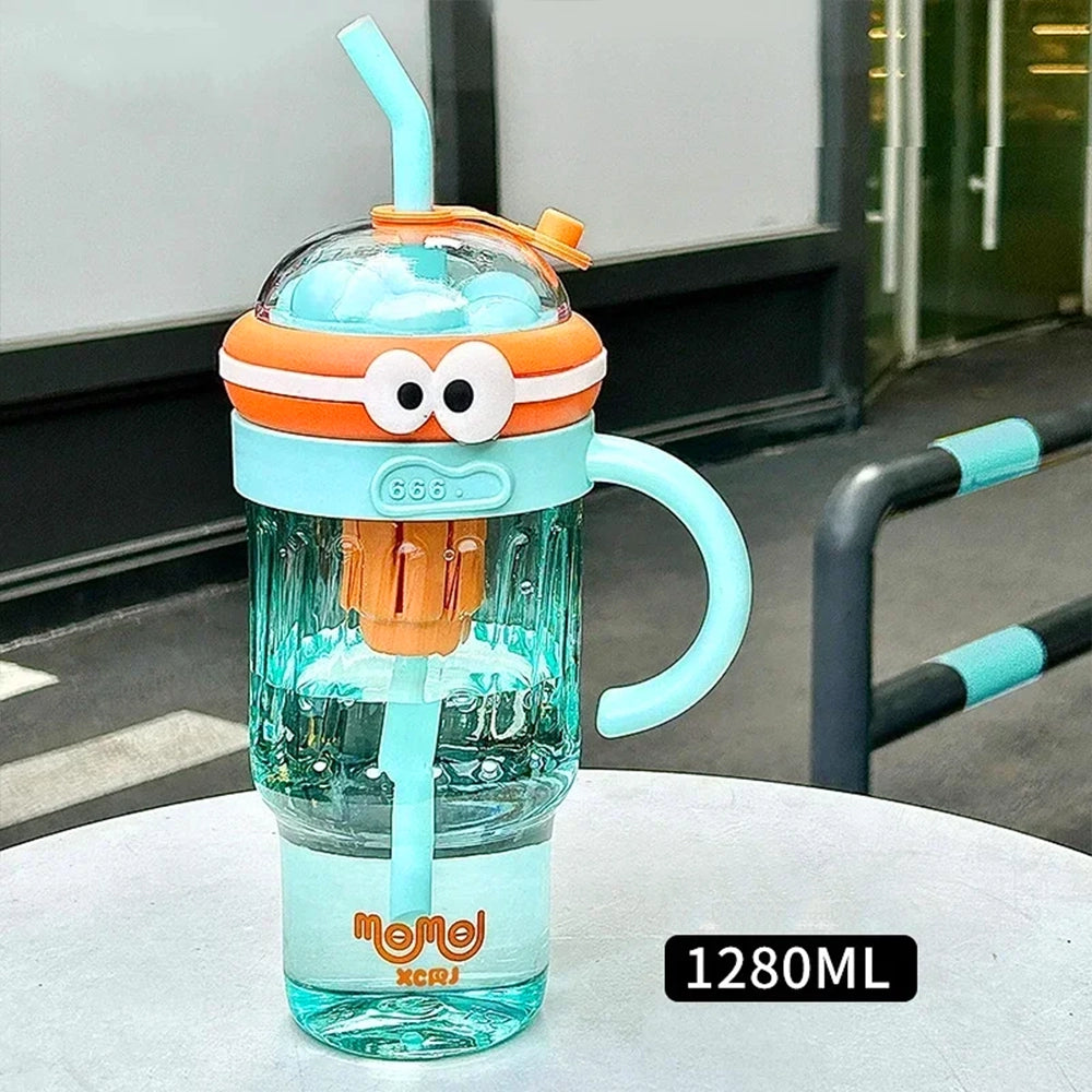 gourde enfant bleu rigolote