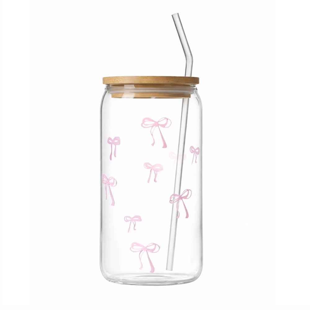 gourde en verre avec paille 500ml