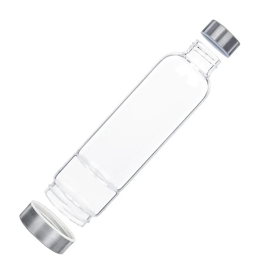 gourde en verre avec réservoir en bas