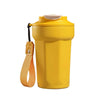 gourde gobelet isotherme jaune