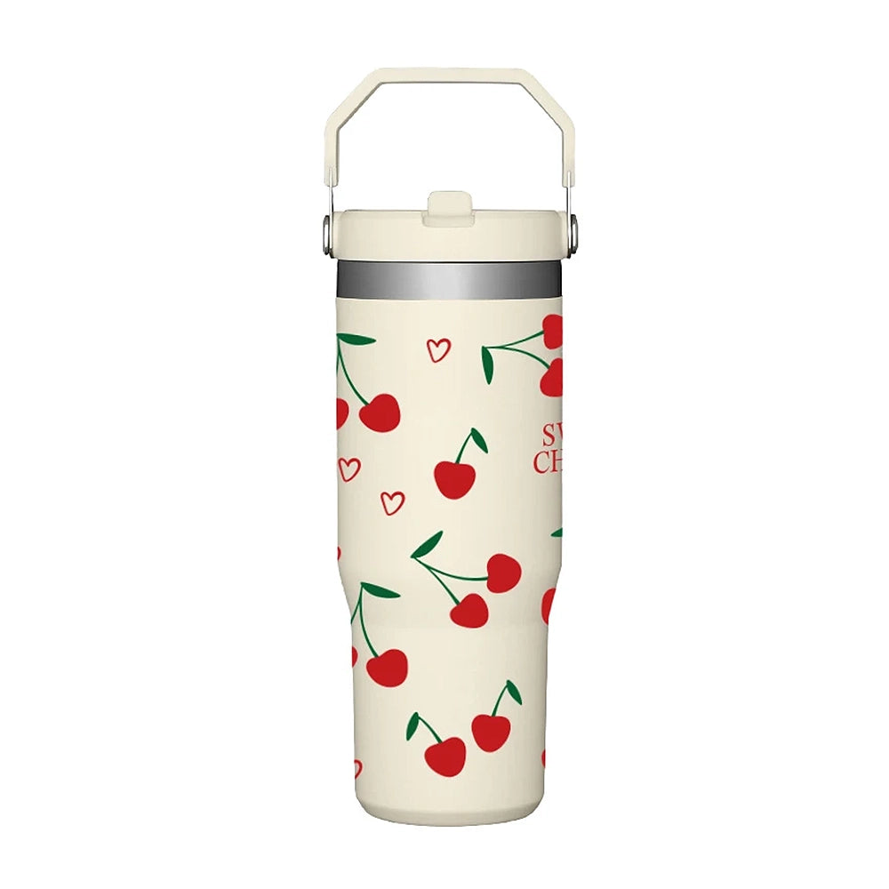 gourde isotherme design cerise