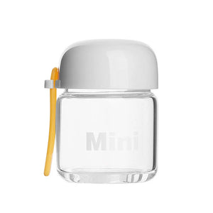 mini gourde en verre grise 150ml