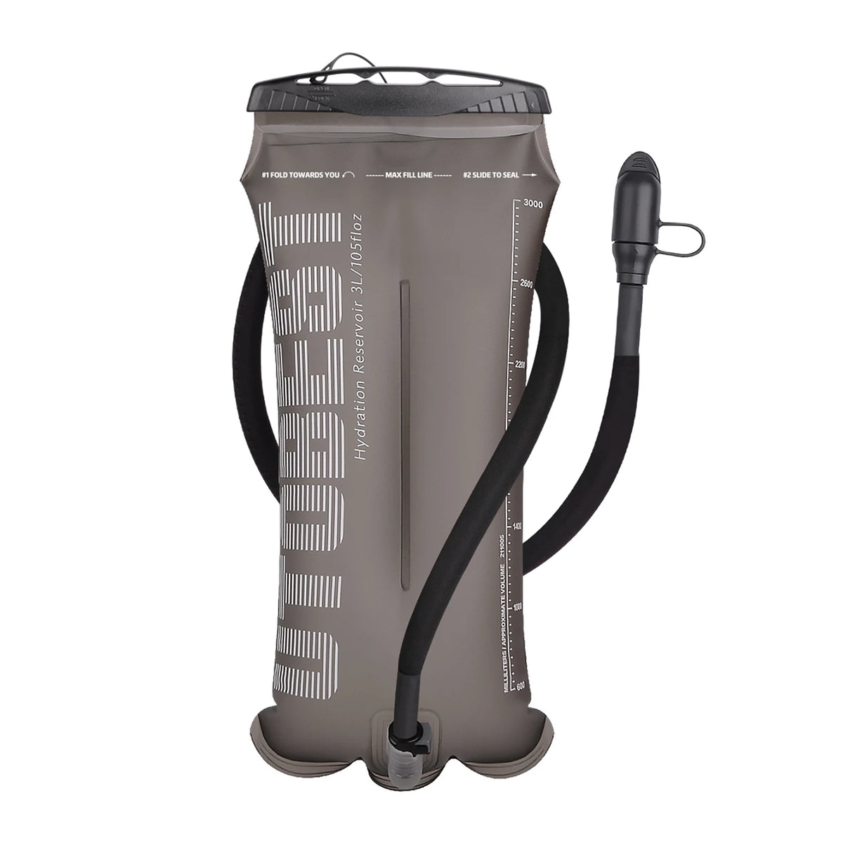 sac d'hydratation de 3 litres noir