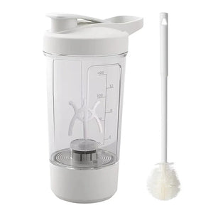 shaker électrique portable avec brosse de nettoyage