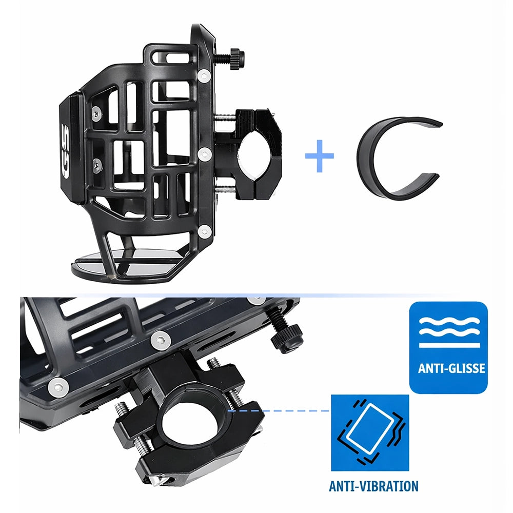 support de gourde anti vibration