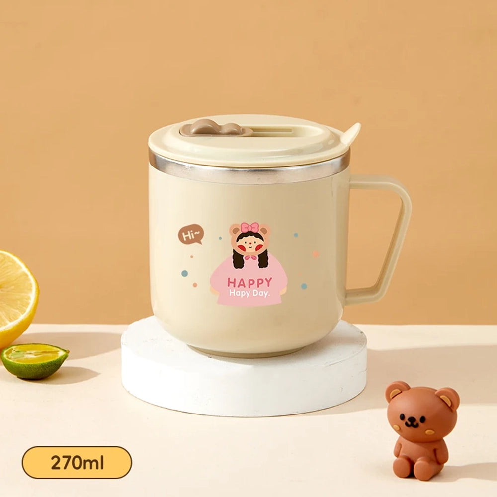 tasse enfant avec paille et couvercle